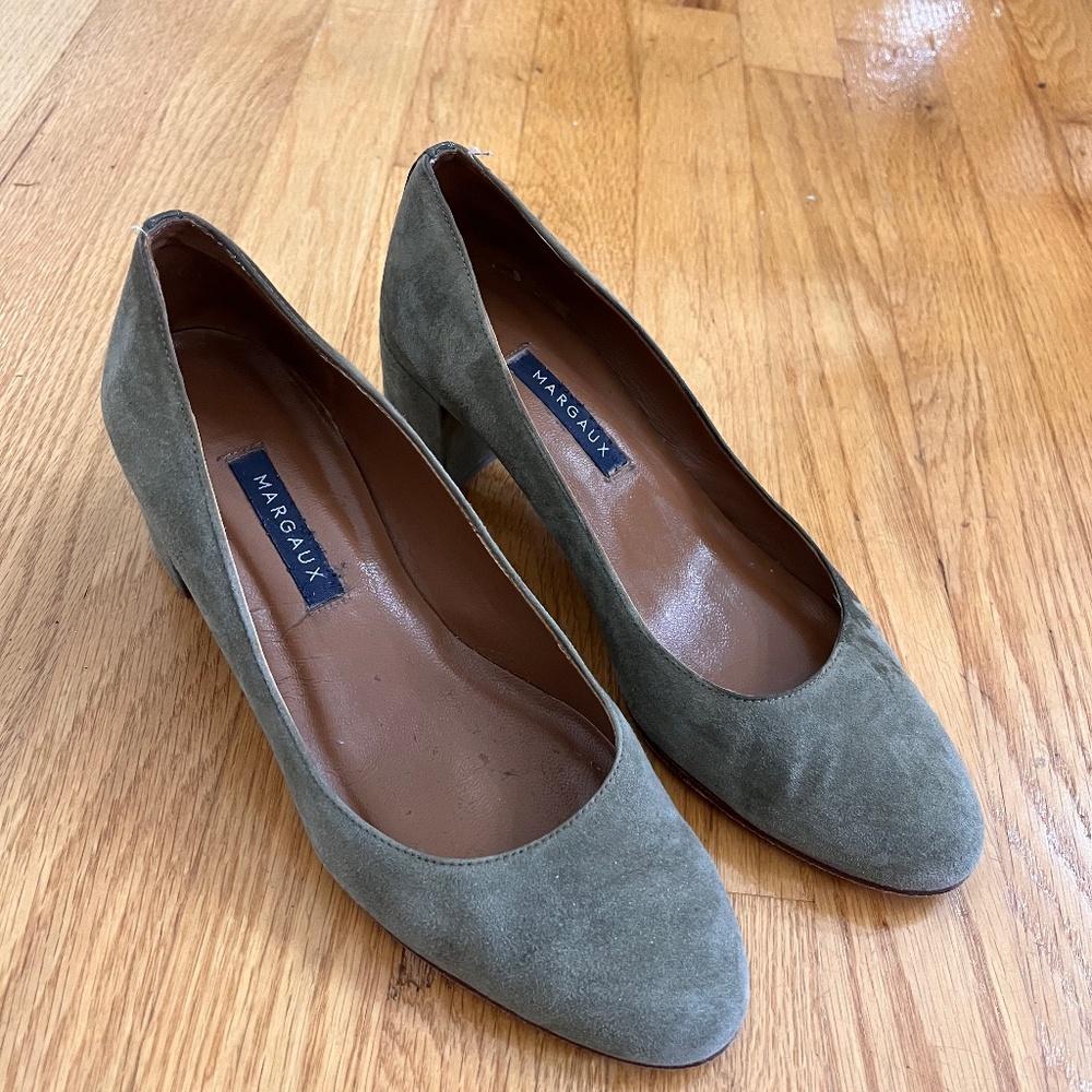 Margaux Green Heels